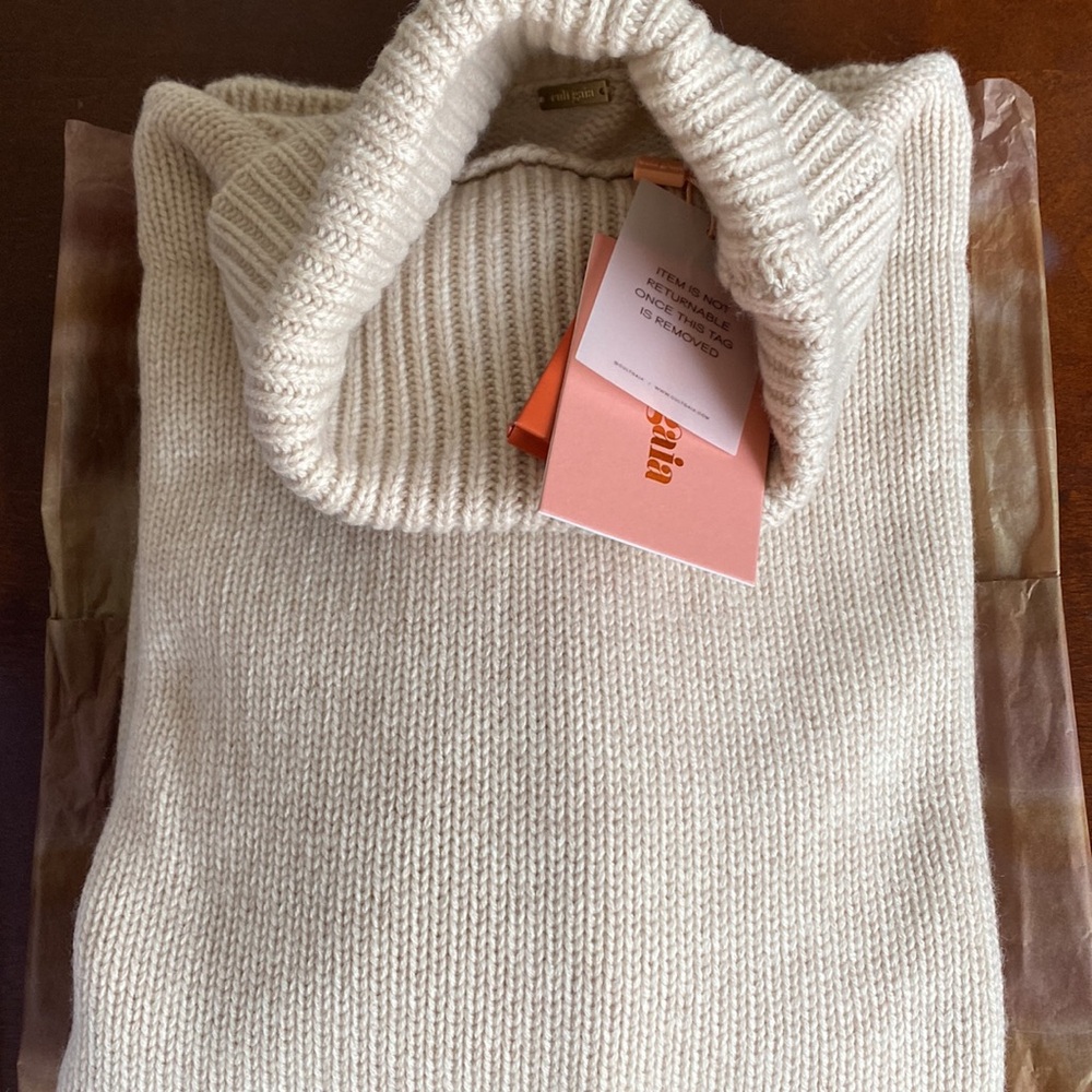 Cult Gaia Wool Cashmere KNIT SWEATER - Picture 8 of 9